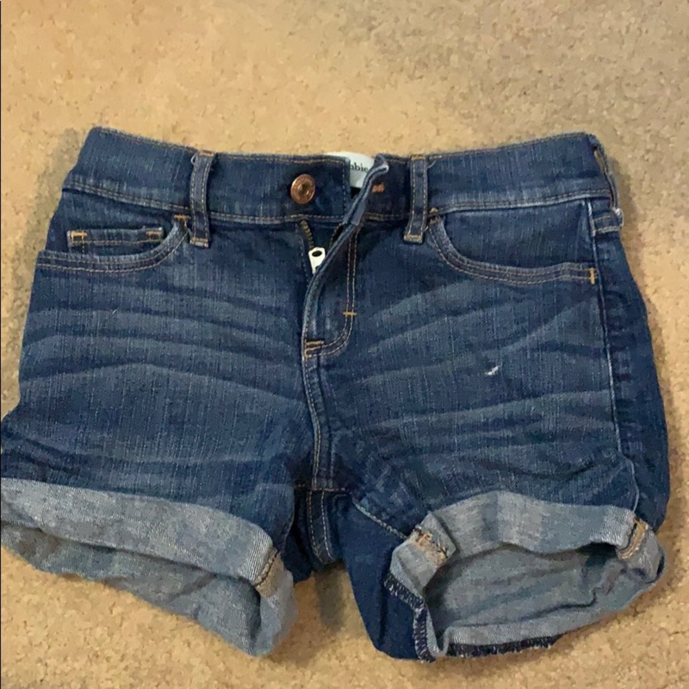 abercrombie kids jean shorts